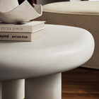 Modway Elowen Outdoor Coffee Table - White-Sculptural Silhouette