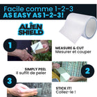 Alien Tape Transparent Anti-Draft Adhesive Seal  - 1.4" x 16 ft - 3 Pack-Alien Seal isn't just weather-resistant - it's weatherproof! This seal is designed to withstand the elements. It can be used outdoors on leaking windows or doors