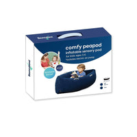 Bouncyband Inflatable Sensory Peapod - 122 cm - Blue-Adaptable: deep pressure adjustable according to need