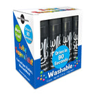 Kwik Stix Solid Tempera Paint Sticks - Black - 12/Pack - 2 Pack-Great for projects needing certain colours replaced quicker than others