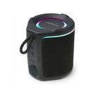 Sharp GX-BT190-BK Ultra-Portable Waterproof Bluetooth Speakers with LED Mood Lighting - Black-Total Output Power : 10W