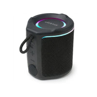 Sharp GX-BT190-BK Ultra-Portable Waterproof Bluetooth Speakers with LED Mood Lighting - Black-Total Output Power : 10W