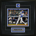 Shohei Ohtani Pin & Plate Dodgers GM 4 Ws - Framed Print - 18" x 18"-Premium 8x10 framed