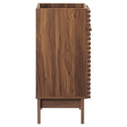 Modway Render 18" Bathroom Vanity Cabinet - Walnut-Particleboard and Laminate Construction