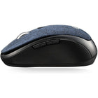 Adesso iMouse S80L Wireless Fabric Optical Mini Mouse - Blue-Buttons: 6 (Left & Right Button, DPI, Scroll Wheel /Middle Button, Forward and Back Button)