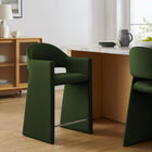Modway Talia 37" Performance Velvet Counter Stool - Moss Green-Bentwood Frame