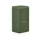 Modway Kade Faceted Semi-Gloss Side Table - Cypress-Semi-Gloss Painted MDF Construction