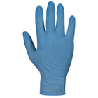 Superior Glove KeepKleen Nitrile Powder-Free Medical Gloves - Blue - Large - 100 Pack-Disposable glove, size large, blue, keeps hands dry