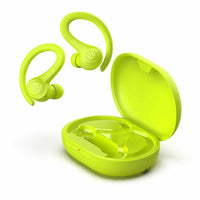JLab Go Air Sport True Wireless Earbuds - Neon Yellow-32+ hours playtime: 8+ hours in earbuds
