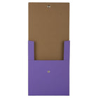 JAM Paper Vertical Snap Closure Portfolio - 12 1/8 x 9 x 1/2 - Purple Kraft-Size: 12.125" x 9 " x5"