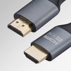 Staples Tech HDMI 2.1 Cable - 6 ft -Gold Plated Contacts: Equipped with gold-plated contacts for enhanced signal clarity and long-lasting durability