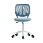 Chaise de Bureau Pivotante en Tissu Bleu Homy Casa-Design Ergonomique : Dossier respirant offrant un excellent soutien pour de longues sessions d'étude