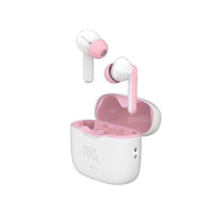 myFirst True Wireless Carebuds - Earbuds For Children - White-Built-in volume limiter caps maximum volume at 85 decibels, complying with hearing expert recommendations for safe listening, ideal for kids aged 4-15 and suitable for small ear canals