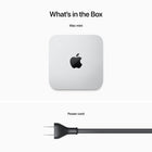 Apple Mac mini - M2 - 8GB - 256GB SSD - Silver-Connectivity: Wi-Fi 6E (802.11ax), Bluetooth 5.3, 10/100/1000BASE-T Gigabit Ethernet (RJ-45 connector)