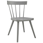Modway Sutter Wood Dining Side Chair - Light Grey-Modern Farmhouse Dining Chair