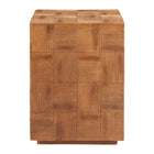 Zuo Cetka Side Table - Natural-Dimensions: 15.7" L x 15.7" W x 22.0" H