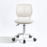 Homy Casa Fabric Task Chair - Beige-Colourful PP back & breathable fabric seat