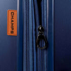 Champs Vintage II 20" Carry-on Luggage Case - Navy-Telescopic Handle
