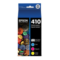 Epson T410 Ink Cartridge - Combo Capacity - Black & Colour Combo-Sharp text and brilliant colour for high-quality results, fast-drying ink