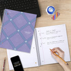 Five Star Style 3-Subject Notebook - 11" H x 8-1/2" W - 240 Pages-Plastic front cover and coated back cover ensure maximum durability