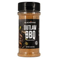 Blackstone Outlaw BBQ Seasoning-Hudson Valley salt, black pepper, lemon peel, acidity regulator (citric acid), dried garlic & onion, vegetable fiber to prevent caking, not more than 2% lemon oil