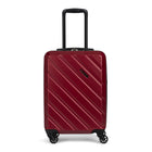 Swiss Mobility 3-Piece ABS Hardside Luggage Set - ABS - Red-Mobility At The Highest Level: A trolley handle & four 360-degree spinners allow you to pull the rolling suitcases with wheels through airports and hotels, the retractable handle with push button locks in two positions to fit men, women, and kids