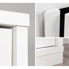 Sauder Merton Hall Large Storage Cabinet - White-Dimensions: 36-3/4" W x 16-7/8" D x 71" H