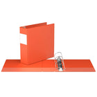 Davis Group Premium Economy Binder - D Ring - 3" - Orange - 6 Pack-3"