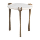 Zuo Rench Side Table - White-Colour: White