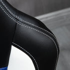 HOMCOM PU Leather Racing Gaming Chair with Flip Up Armrests - Blue-Slightly rocking back and forth for added comfort