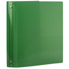 JAM Paper Plastic 1.5" 3-Ring Binder - Green-Size: 1.5" Width | Holds up to 250 sheets of paper.