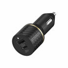 Otterbox Dual Fast Car Charger USB-C and USB-A - Black-Durably designed for the long haul, wherever the road leads