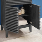 Modway Render 24" Bathroom Vanity - Charcoal/White-Mid-Century Modern Style