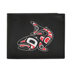 Oscardo Salmon by Jamie Sterritt Bifold Wallet-Indigenous Art Designs - Features authentic Indigenous art designs by First Nations, Inuit, and Métis artists from across Canada