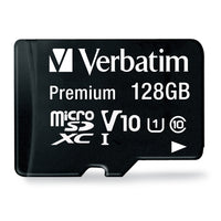 Verbatim Class 10 UHS-1 MicroSDXC Card, 128GB-128GB Class 10 UHS-1 MicroSDXC Card