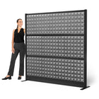 Luxor Modular Studio Wall - 70" W x 70" H -Enhances privacy without blocking natural light