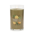 Yankee Candle Medium Pillar Scented Candle - Sage & Citrus - 14oz-Hand-illustrated labels and vibrant wax colours