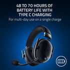 Razer Blackshark V2 Pro (Playstation Licensed) Wireless Esports Headset for Playstation 5 - Black-Ultra-soft flowknit. Memory foam cushions: Breathable weave that helps you stay cool and comfortable