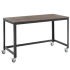 Modway Vivify 47" Computer Office Desk - Grey Walnut-Industrial Modern Writing Desk