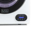 BLACK+DECKER 1.5 Cu. Ft. Compact Dryer - White-Sensor Dry function; Measures moisture and automatically adjusts the heat for more efficient drying performance.