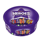 Cadbury UK Heroes Tub of Chocolates and Toffees-The brightly wrapped Cadbury Roses chocolates, in distinctive blue packs, has been a traditional favourite in assortments and boxed chocolates.