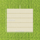 Outsunny 8.2' L x 8.4' W Retractable Pergola Canopy Replacement for 10' L x 10' W Frame (Cover Top) - Cream White-10 water drainage holes