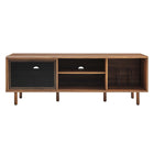 Modway Kurtis 67" TV and Vinyl Record Stand - Walnut-8