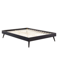 Modway Margo Wood Full Platform Bed Frame - Black-Full Platform Bed Frame