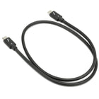 OWC 28" Thunderbolt USB-C Cable - Black-100% USB-C Compatible: connect to today’s, tomorrow’s, and yesterday's Macs, PCs, iPads, Chromebooks, Surface and other devices with a Thunderbolt 3, Thunderbolt 4, USB-C, or USB4 port