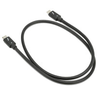 OWC 28" Thunderbolt USB-C Cable - Black-100% USB-C Compatible: connect to today’s, tomorrow’s, and yesterday's Macs, PCs, iPads, Chromebooks, Surface and other devices with a Thunderbolt 3, Thunderbolt 4, USB-C, or USB4 port