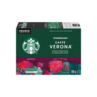 Starbucks Caffe Verona Dark Roast Coffee K-Cup Pods - 24 Pack-Caffe Verona is a seductive blend of Latin American and Asia/Pacific coffees with a gentle touch of Italian Roast for depth, soul and sweetness