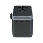 AXS Universal International Travel Adapter - Black-Ultra-compact and durable design