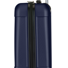 Bugatti Madrid Collection 21.25" Hardside Carry-on Luggage - Navy-Lined interior with dividing panel, practical pockets, and tightening straps to keep content organized and in place
