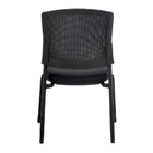 TygerClaw Low Back Guest Chair for Office and Home-The heavy-duty iron frame provides excellent stability and safety